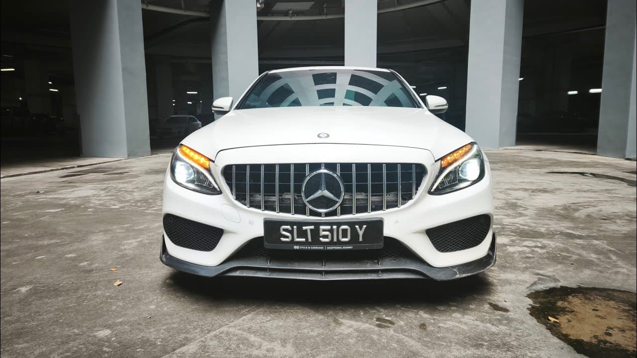MERCEDES BENZ C180 AMG LINE (R18 LED) Video Tour